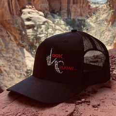 LOCKANDCRAWL Unisex Black Richardson Trucker Hats