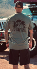 LOCKANDCRAWL Overland Military Green Unisex T-Shirt