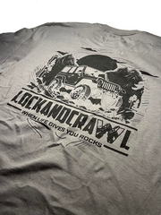 LOCKANDCRAWL Overland Charcoal Unisex T-Shirt