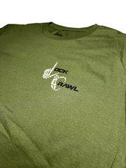 LOCKANDCRAWL Overland Military Green Unisex T-Shirt